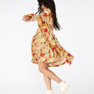 Ban.do floral robe/house dress